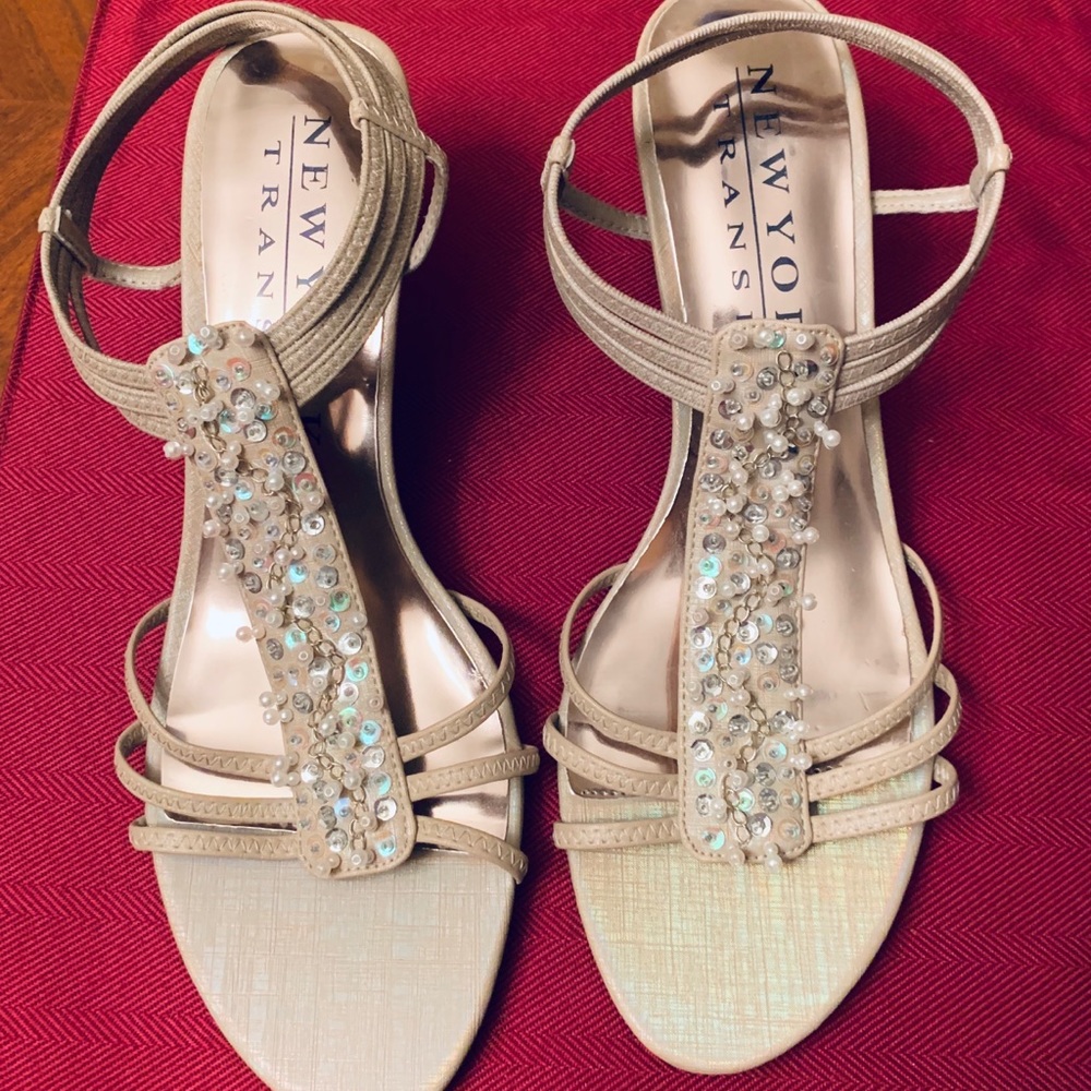 Gorgeous beaded heels